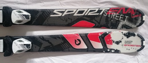 dětské junior lyže Sporten Street Red 120cm