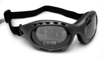 brýle na běžky Cortini Black Matt 9204
